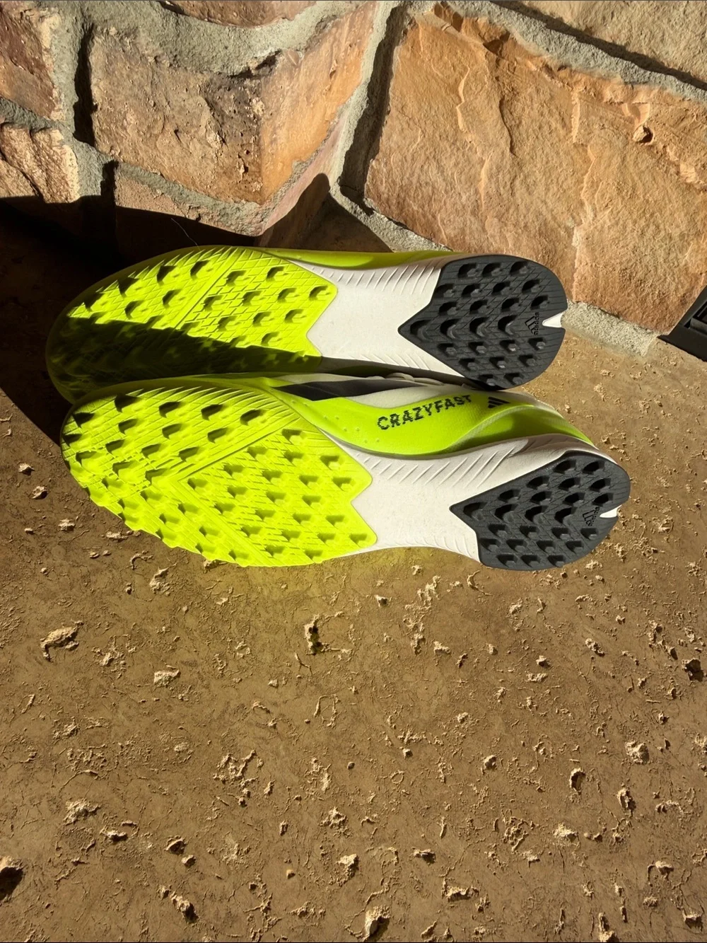 NWOT adidas X Crazyfast Men’s Soccer Turf Shoes - Neon size 10.5